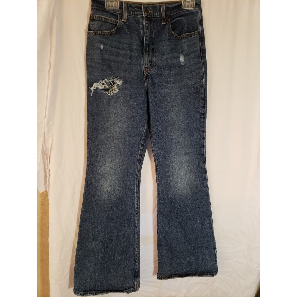Women's Levi's 70s High Flare Premium Distressed Jeans Size 28